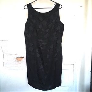 Beautiful little black silk dress sz 14